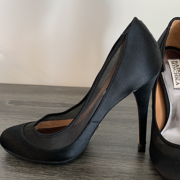 Badgley Mischka Black Heels Brand New - Picture 2 of 4